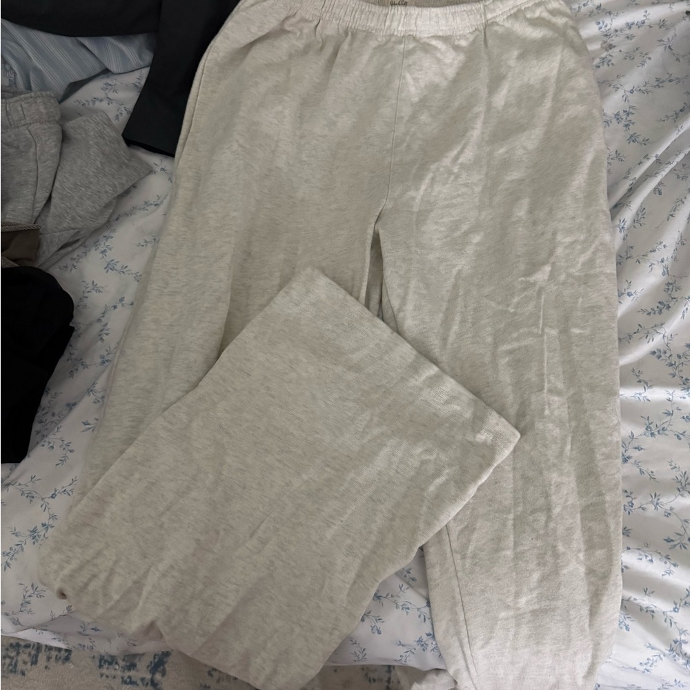 Brandy Melville Cream Lounge Pants